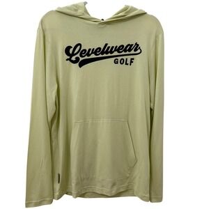 Levelwear‎ Golf Hampton Hoodie Mens Long Sleeve Pullover Top Athletic Casual